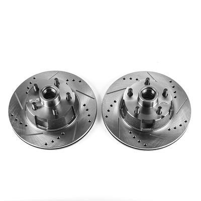 PowerStop Evolution Drilled and Slotted Rotors - AR8153XPR