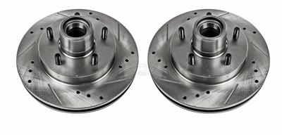 PowerStop Evolution Drilled and Slotted Rotors - AR8213XPR