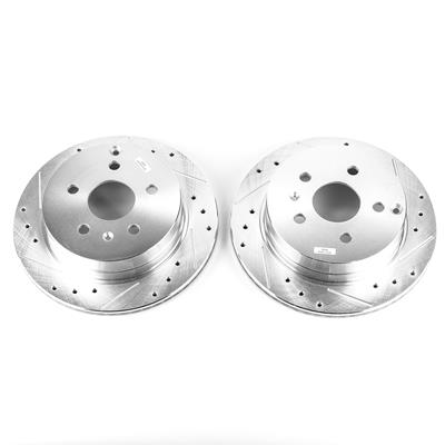 PowerStop Evolution Drilled and Slotted Rotors - AR82152XPR