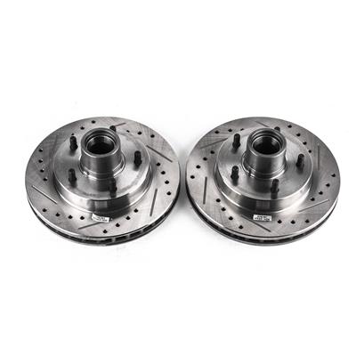PowerStop Evolution Drilled and Slotted Rotors - AR8215XPR