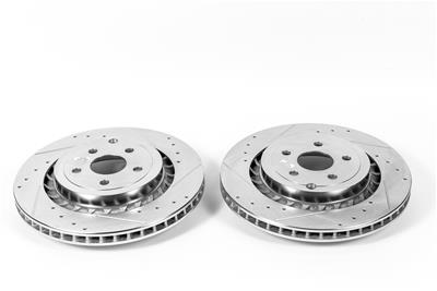 PowerStop Evolution Drilled and Slotted Rotors - AR82180XPR