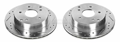 PowerStop Evolution Drilled and Slotted Rotors - AR8221XPR