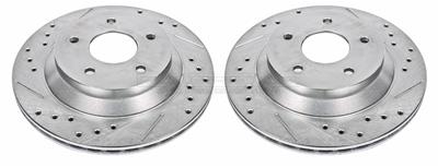 PowerStop Evolution Drilled and Slotted Rotors - AR8240XPR