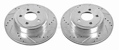 PowerStop Evolution Drilled and Slotted Rotors - AR8362XPR