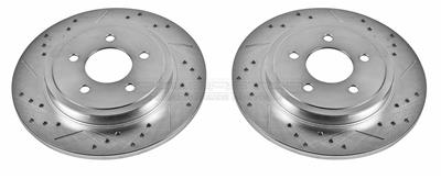 PowerStop Evolution Drilled and Slotted Rotors - AR85104XPR