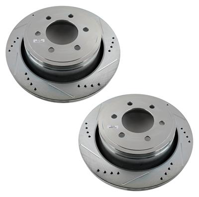PowerStop Evolution Drilled and Slotted Rotors - AR85148XPR