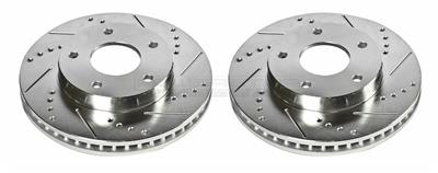 PowerStop Evolution Drilled and Slotted Rotors - AR8638XPR