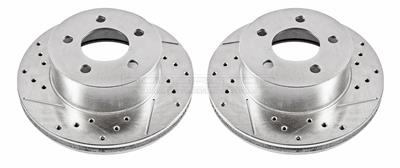 PowerStop Evolution Drilled and Slotted Rotors - AR8722XPR