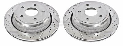 PowerStop Evolution Drilled and Slotted Rotors - AR8752XPR