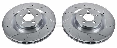 PowerStop Evolution Drilled and Slotted Rotors - AR8773XPR