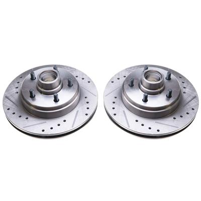 PowerStop Evolution Drilled and Slotted Rotors - AR8212XPR