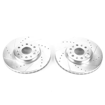 PowerStop Evolution Drilled and Slotted Rotors - AR82192XPR