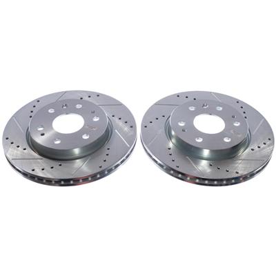 PowerStop Evolution Drilled and Slotted Rotors - AR82212XPR