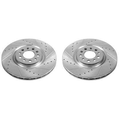 PowerStop Evolution Drilled and Slotted Rotors - AR83087XPR