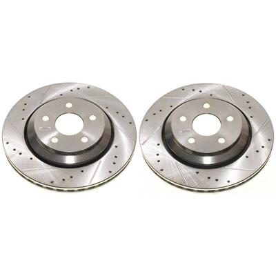 PowerStop Evolution Drilled and Slotted Rotors - AR83111XPR