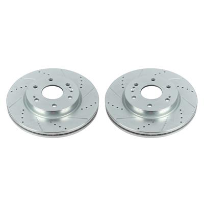 PowerStop Evolution Drilled and Slotted Rotors - AR84103XPR