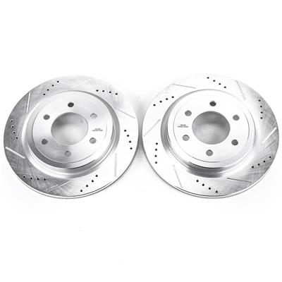 PowerStop Evolution Drilled and Slotted Rotors - AR85195XPR