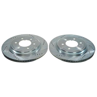 PowerStop Evolution Drilled and Slotted Rotors - AR85208XPR
