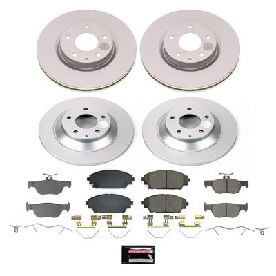 PowerStop Z17 Evolution Plus GEOMET Coated Brake Kits - CRK9137
