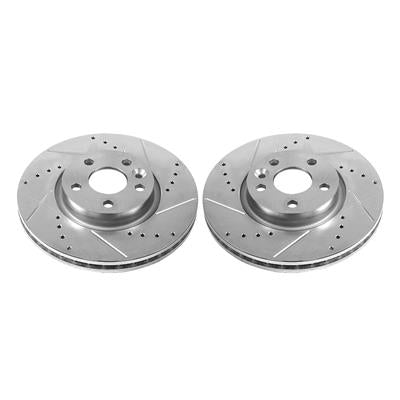 PowerStop Evolution Drilled and Slotted Rotors - EBR1000XPR