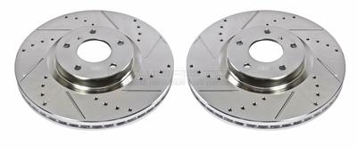 PowerStop Evolution Drilled and Slotted Rotors - JBR1112XPR