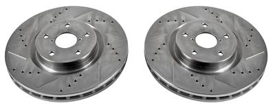 PowerStop Evolution Drilled and Slotted Rotors - JBR1117XPR