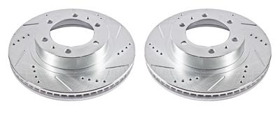 PowerStop Evolution Drilled and Slotted Rotors - JBR1121XPR