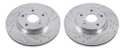 PowerStop Evolution Drilled and Slotted Rotors - JBR1127XPR