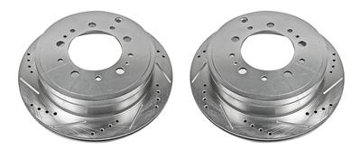 PowerStop Evolution Drilled and Slotted Rotors - JBR1355XPR