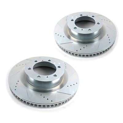PowerStop Evolution Drilled and Slotted Rotors - JBR1395XPR