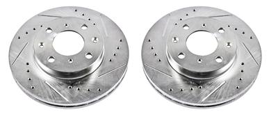 PowerStop Evolution Drilled and Slotted Rotors - JBR525XPR