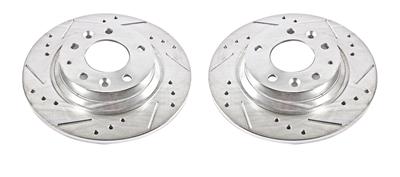 PowerStop Evolution Drilled and Slotted Rotors - JBR999XPR