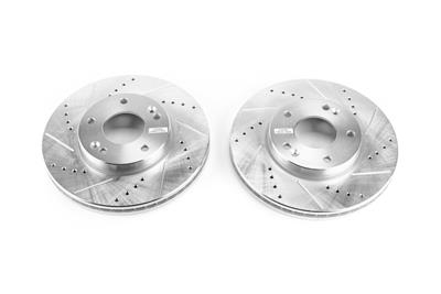 PowerStop Evolution Drilled and Slotted Rotors - JBR1379XPR