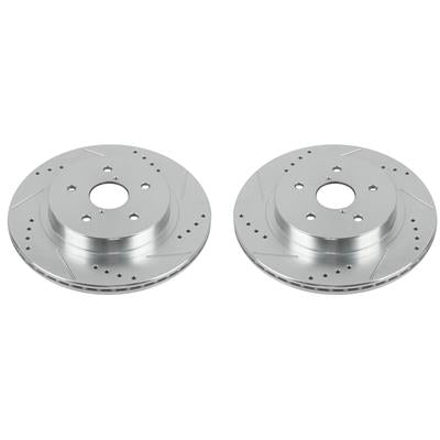 PowerStop Evolution Drilled and Slotted Rotors - JBR1718XPR