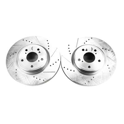 PowerStop Evolution Drilled and Slotted Rotors - JBR1750XPR