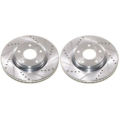 PowerStop Evolution Drilled and Slotted Rotors - JBR1914XPR