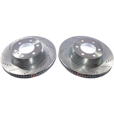 PowerStop Evolution Drilled and Slotted Rotors - JBR1920XPR
