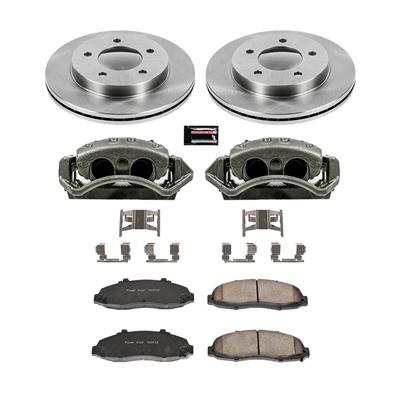 PowerStop Z17 Evolution Plus Stock Replacement Brake Kits with Calipers - KCOE1866A