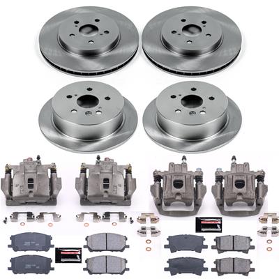PowerStop Z17 Evolution Plus Stock Replacement Brake Kits with Calipers - KCOE4530