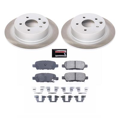 PowerStop Z17 Evolution Plus Semi-Coated Rotor Brake Kits - SC098