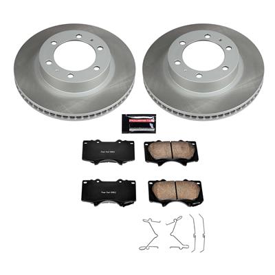 PowerStop Z17 Evolution Plus Semi-Coated Rotor Brake Kits - SC137