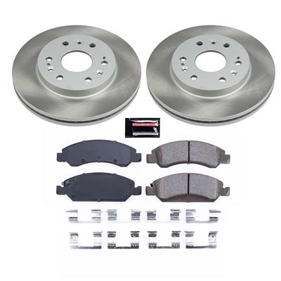 PowerStop Z17 Evolution Plus Semi-Coated Rotor Brake Kits - SC2069