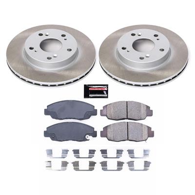 PowerStop Z17 Evolution Plus Semi-Coated Rotor Brake Kits - SC2384