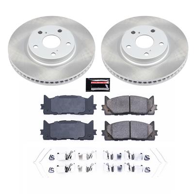 PowerStop Z17 Evolution Plus Semi-Coated Rotor Brake Kits - SC3053