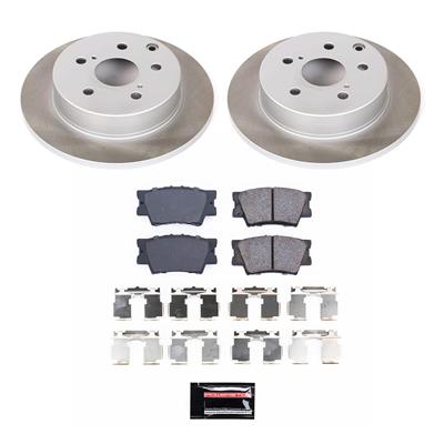 PowerStop Z17 Evolution Plus Semi-Coated Rotor Brake Kits - SC4671