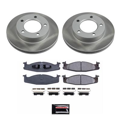 PowerStop Z17 Evolution Plus Semi-Coated Rotor Brake Kits - SC5067