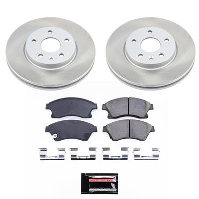 PowerStop Z17 Evolution Plus Semi-Coated Rotor Brake Kits - SC5550