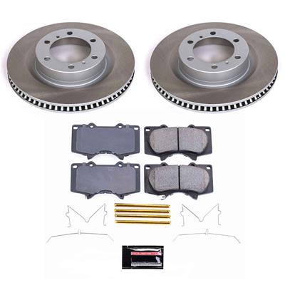 PowerStop Z17 Evolution Plus Semi-Coated Rotor Brake Kits - SC5873
