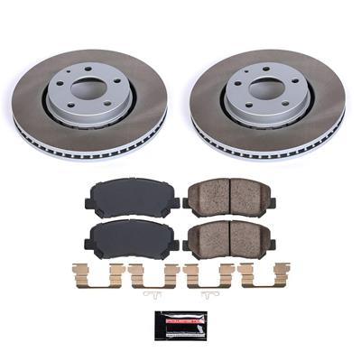 PowerStop Z17 Evolution Plus Semi-Coated Rotor Brake Kits - SC7689