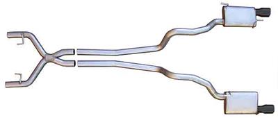 Pypes Violator Dual Exhaust Systems - SFM68B